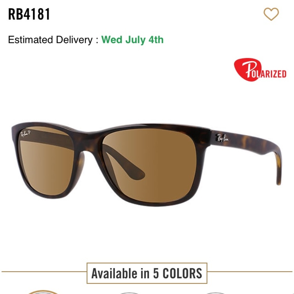 Ray-ban polarized sunglasses